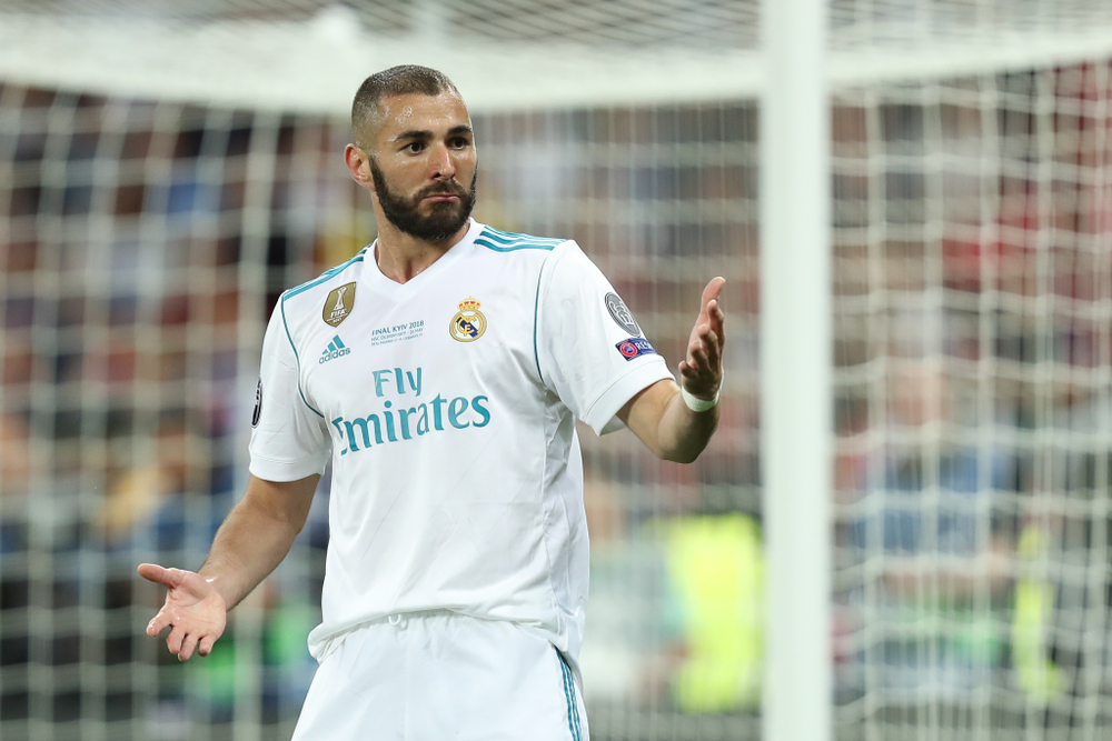 Kyiv,,Ukraine,-,May,26,,2018:,Karim,Benzema,Close-up,Portrait Pep Guardiola soccer methodology