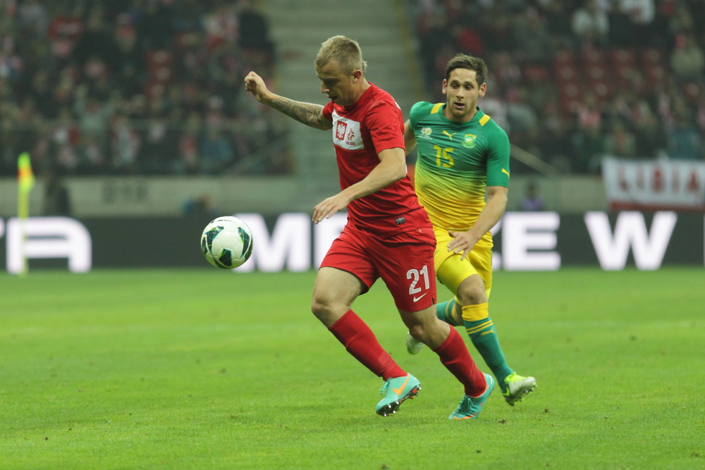 Warsaw,,Poland,-,October,12:,Kamil,Grosicki,(21),,Dean,Furman Ramadan fasting in women's soccer