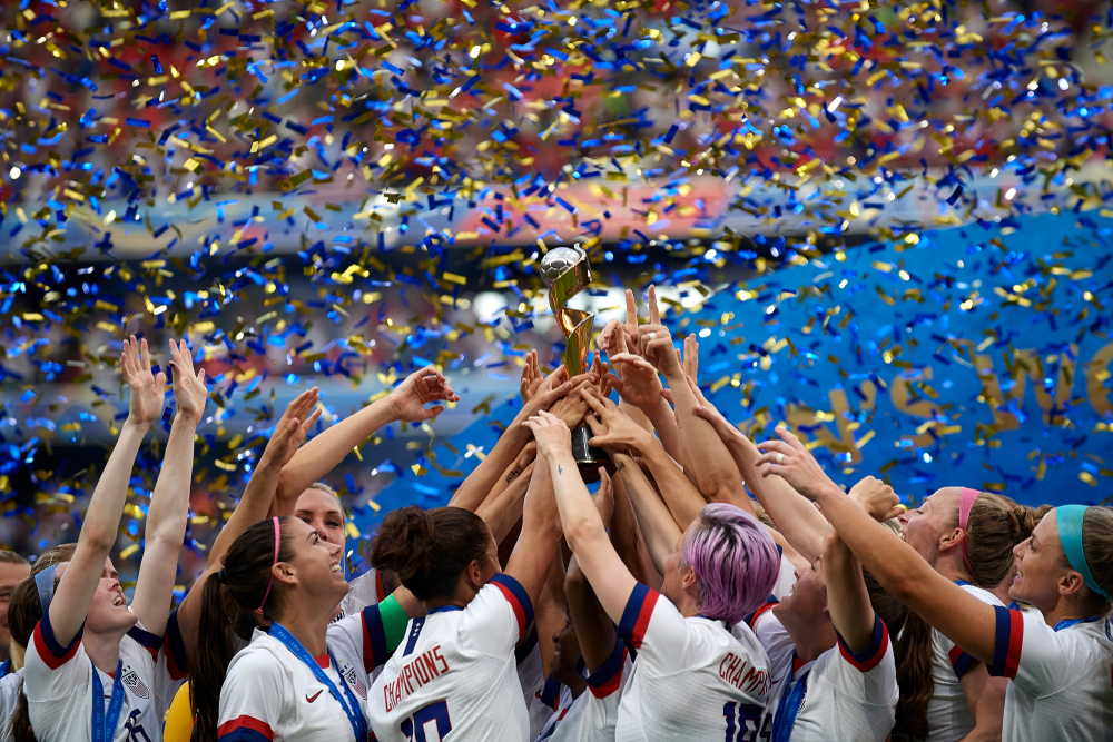 Usa,Players,Celebrate,After,Winning,The,2019,Fifa,Women's,World soccer science & performance