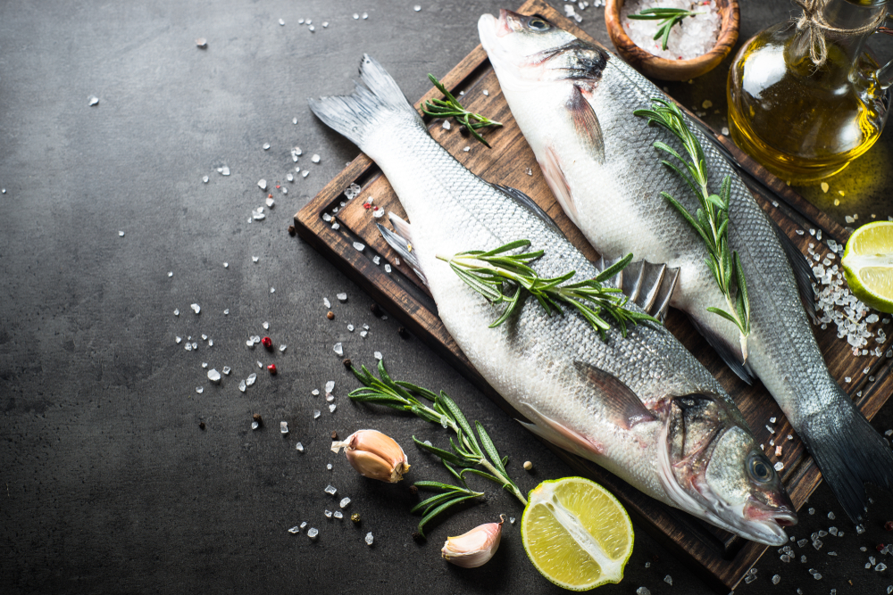 Fresh,Fish,Seabass,And,Ingredients,For,Cooking.,Raw,Fish,Seabass nutrition for footballers